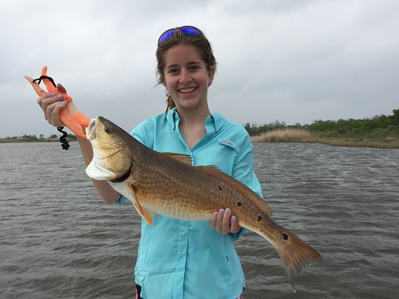 Kids Snagging Redfish